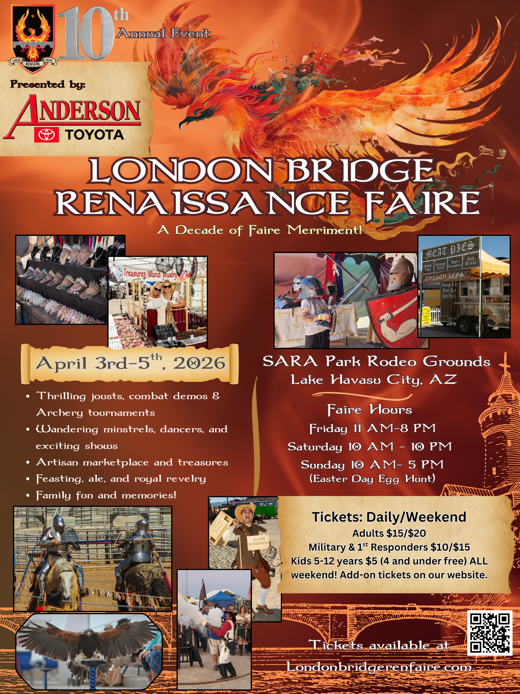 London Bridge Renaissance Faire 10th Anniversary – Easter Weekend